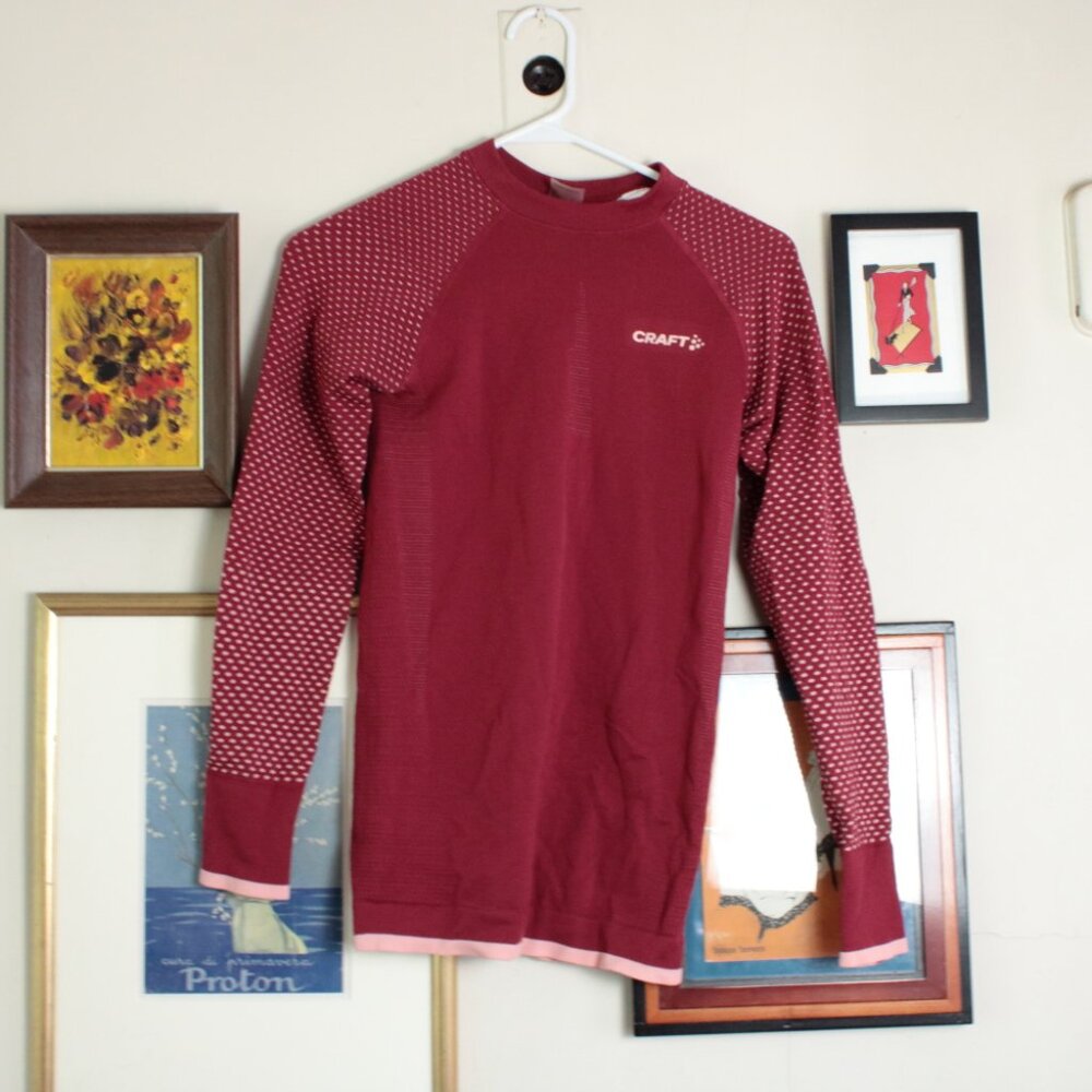Craft Base Layer Running Top Xs Red - image 8